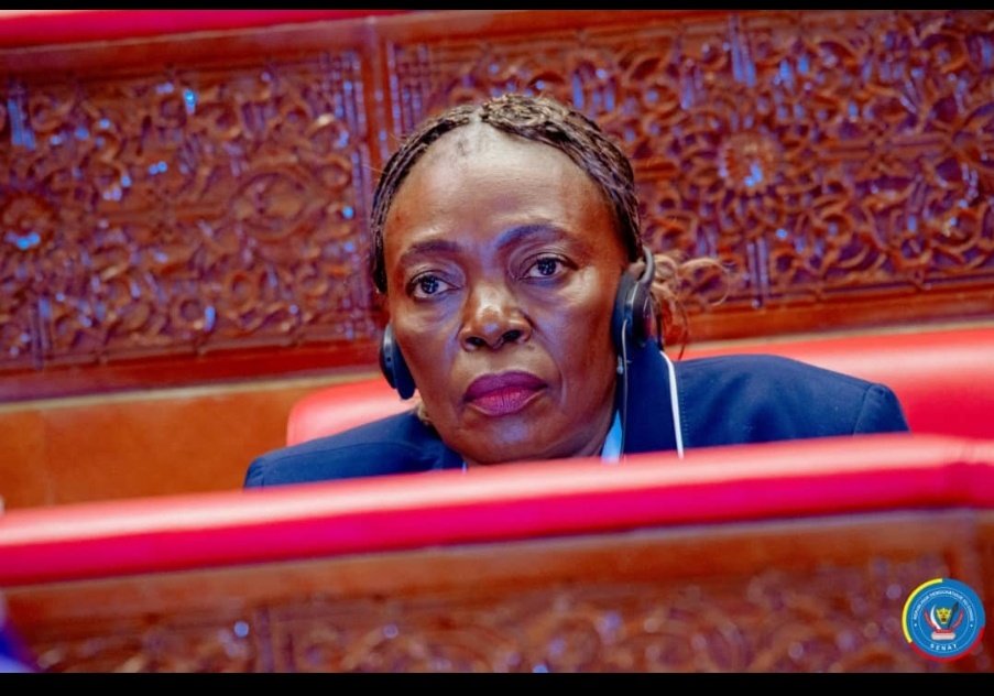 La Sénatrice Anastasie Ngbako Mbilisi en activité
